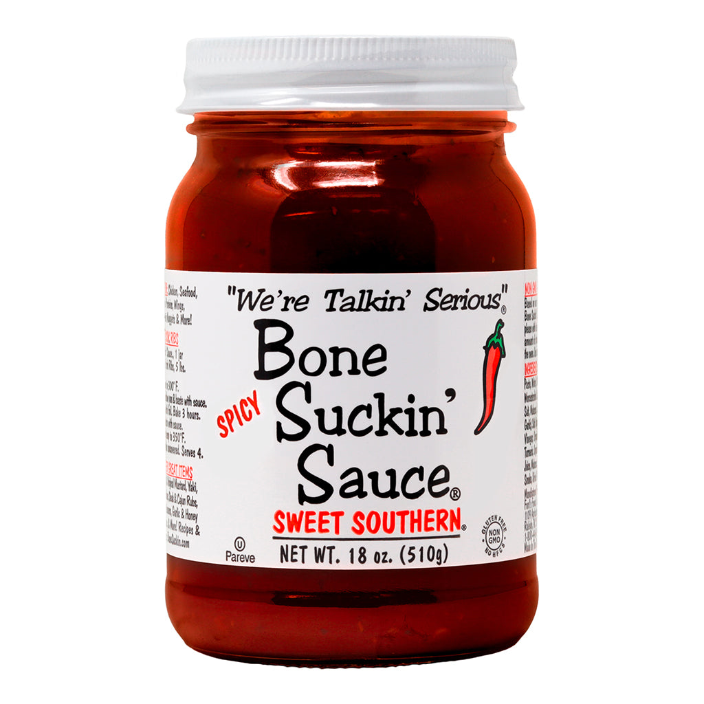 Bone Suckin' Sauce Spicy Sweet Southern, 18 oz. jar 