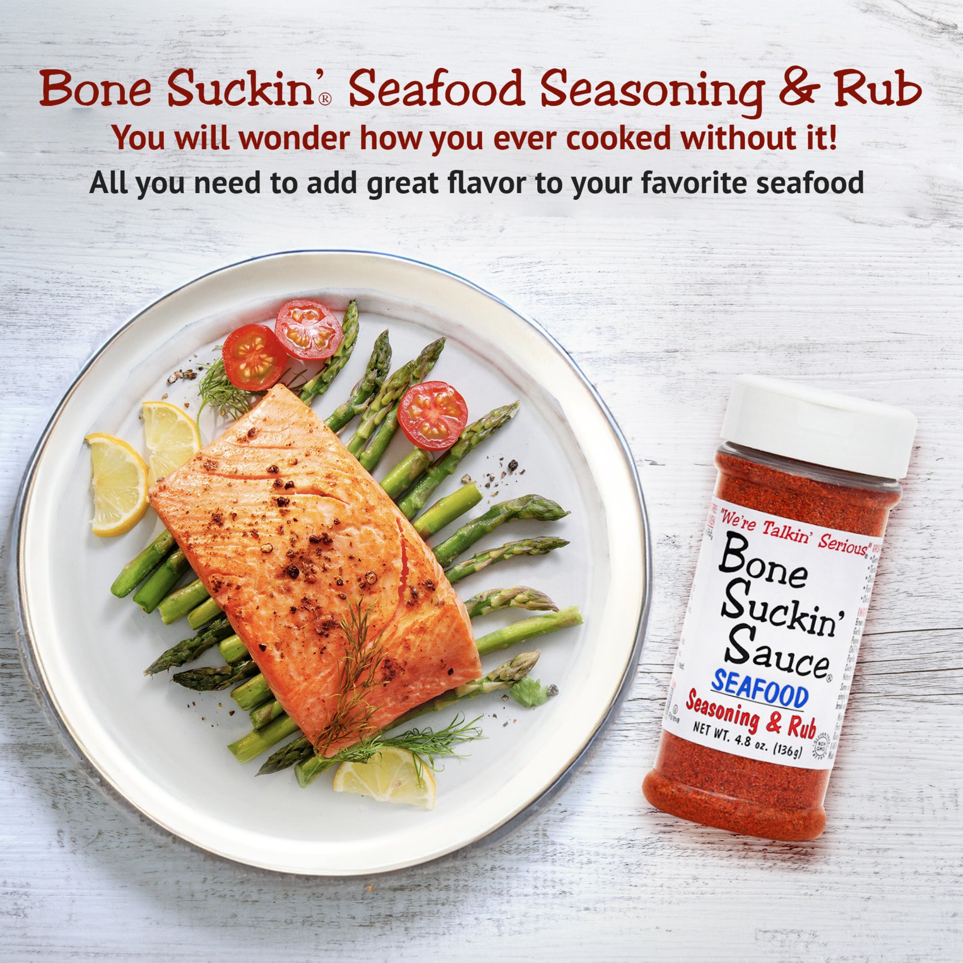 Bone Suckin' Seafood Seasoning 4.8 oz