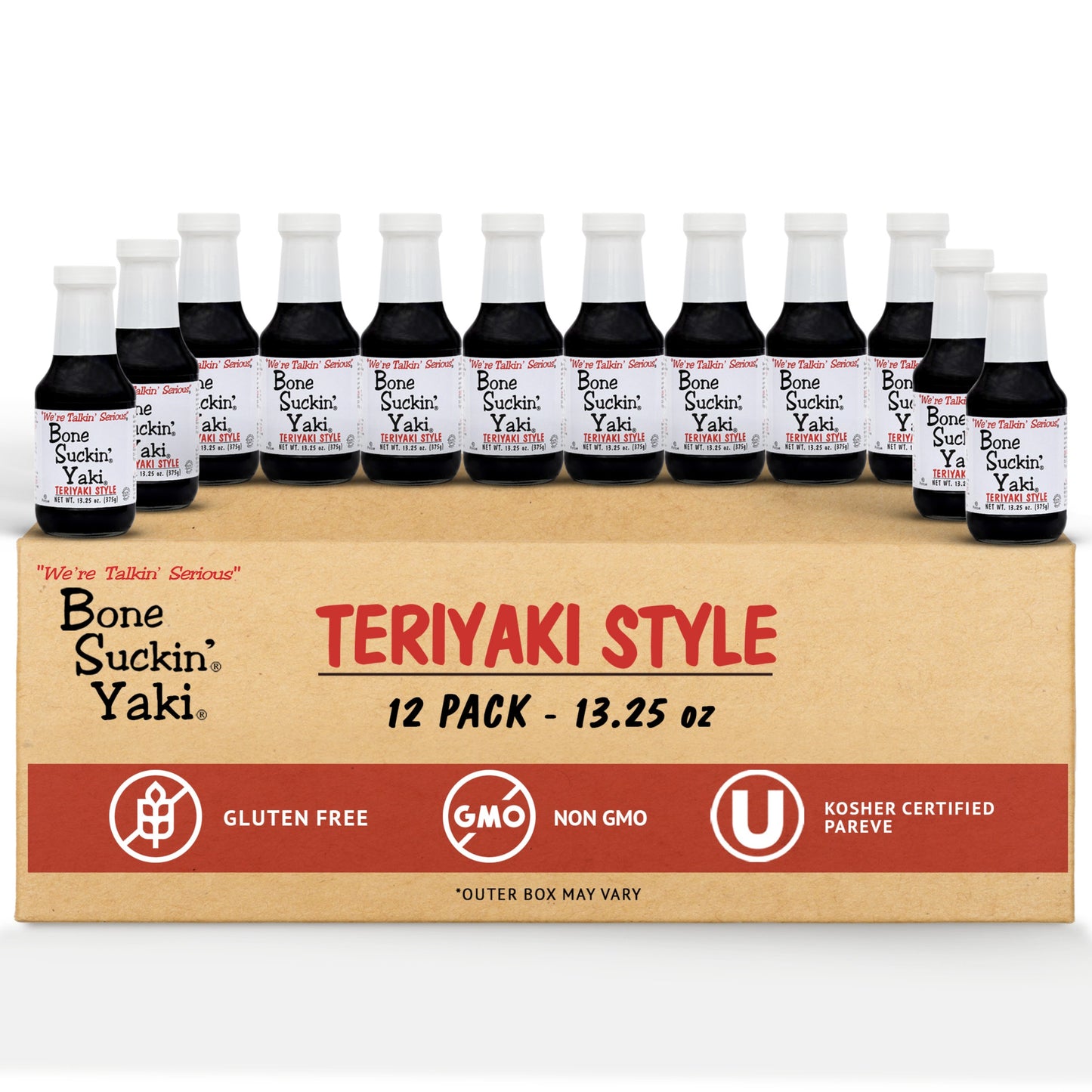 Bone Suckin'® Yaki®, Teriyaki Style, 13.25, 12 pack