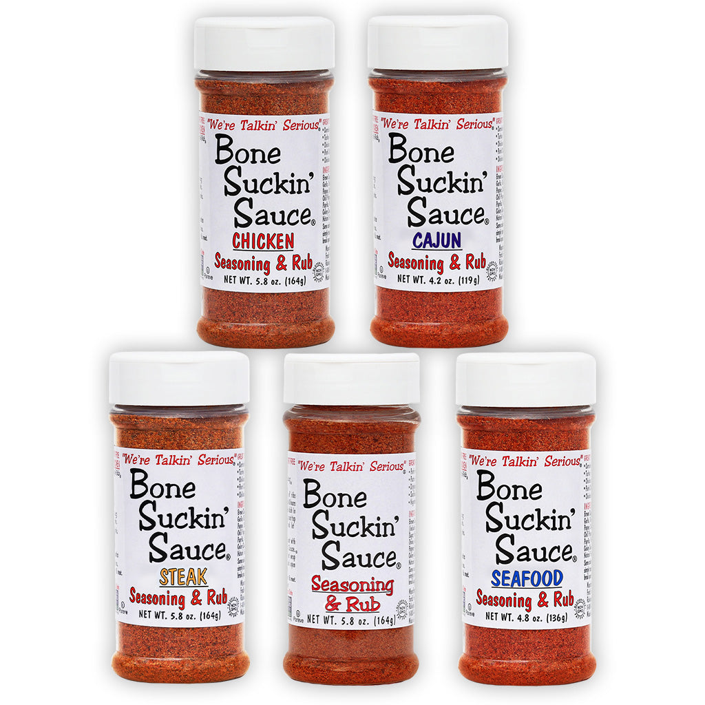 Bone Suckin'® Seasonings & Rub Variety, 5 Pack