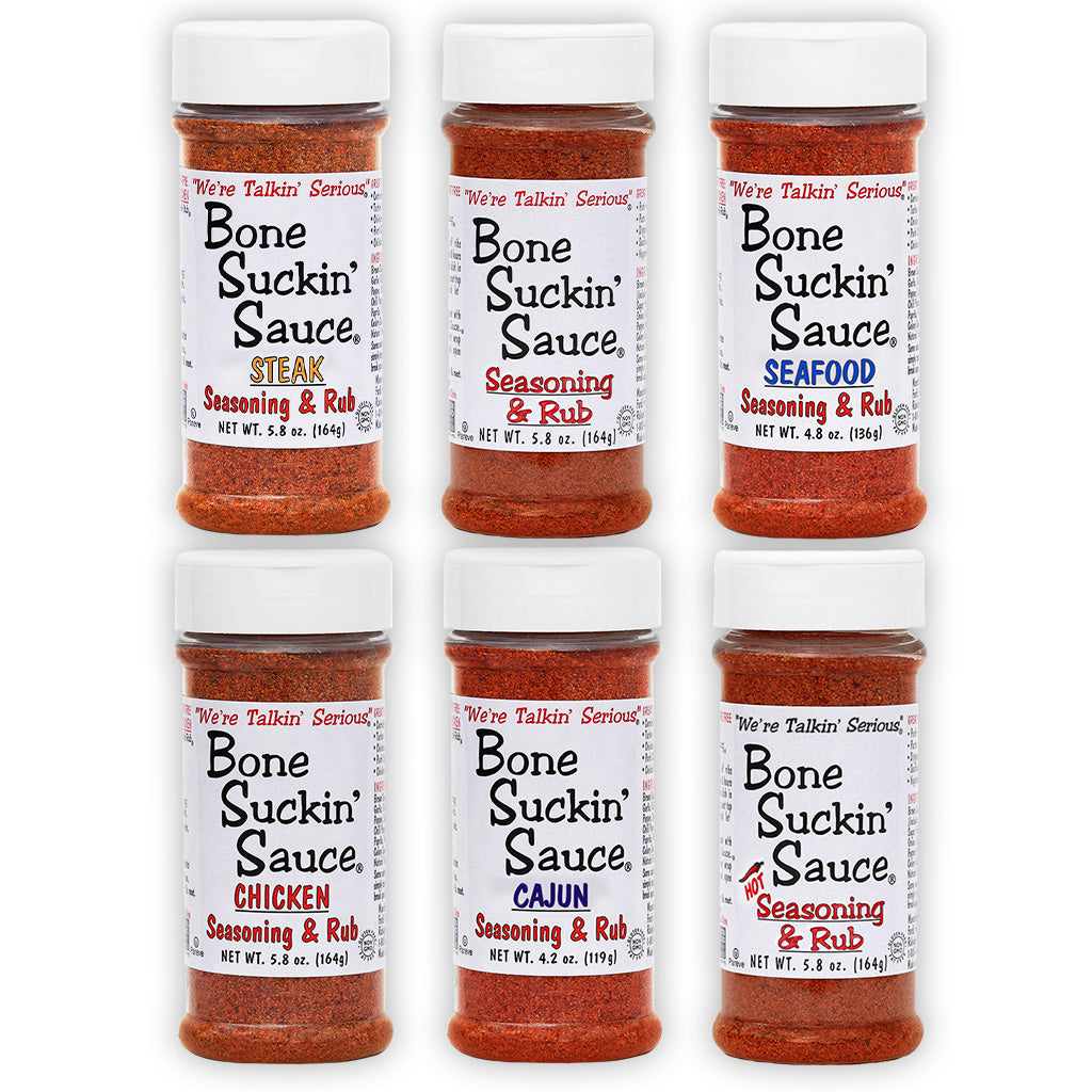 Bone Suckin'® Seasoning & Rub Variety, 6 Pack