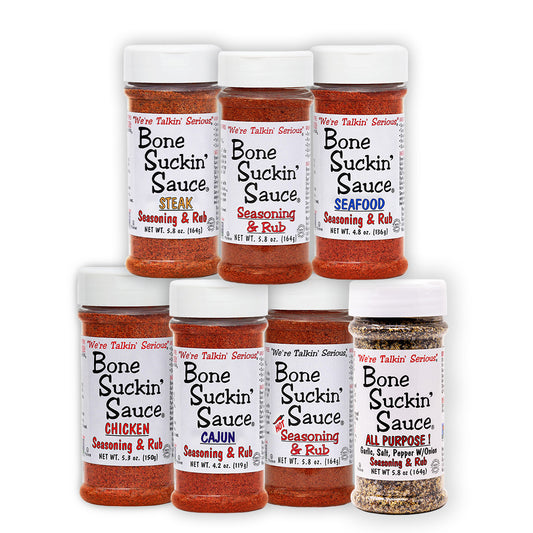 Bone Suckin Seasoning & Rub Variety 7 Pack
