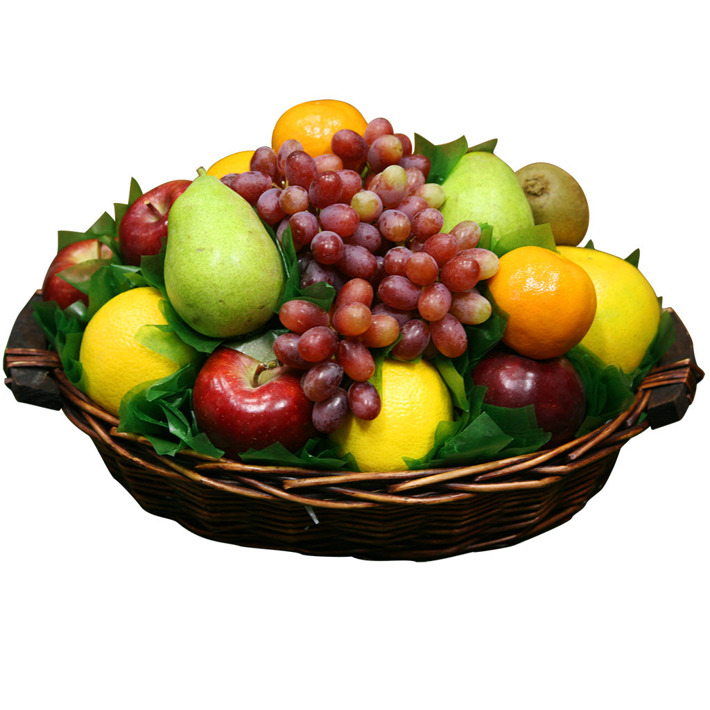 NOT AVAILABLE FOR SHIPPING. LOCAL DELIVERY OR PICKUP ONLY.     The "All Occasion Fruit Basket" is brimmed with 12 pounds of the freshest hand packed seasonal Fruits!