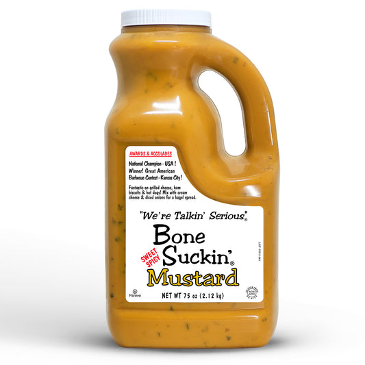 Bone Suckin' Sweet Spicy Mustard 75 oz. Jug