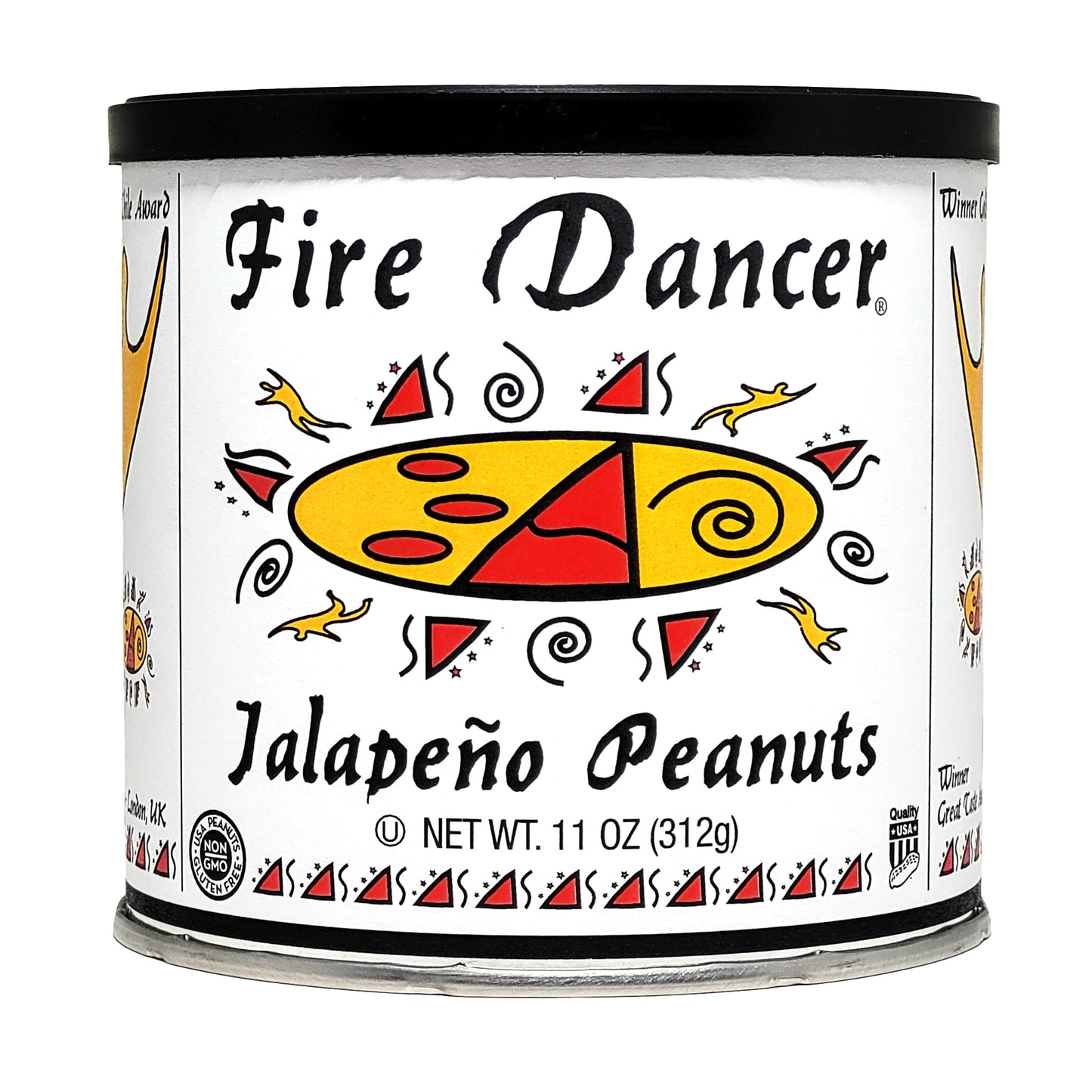 Fire Dancer Jalapeno Peanuts 11 oz Tin