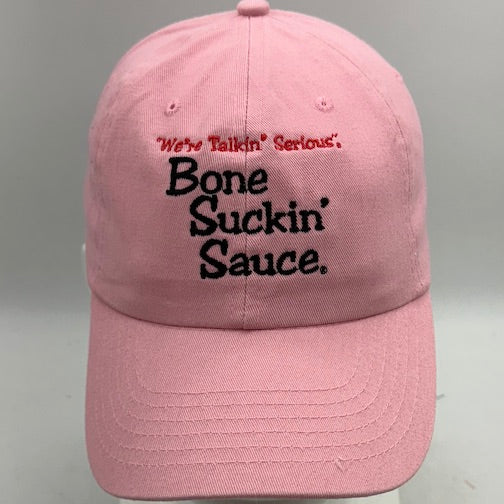 pink bone suckin' Sauce hat