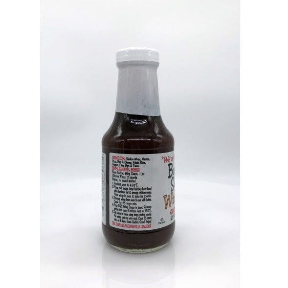 Bone Suckin'® Wing Sauce, Garlic & Honey, label, recipe