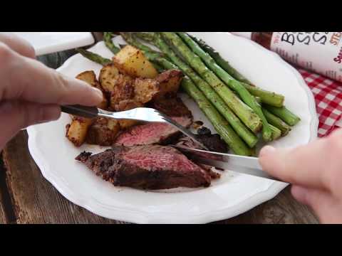 Bone Suckin’® Steak and Asparagus recipe Video