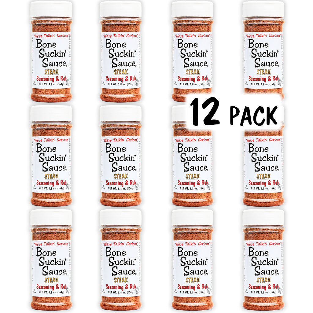 Bone Suckin’® Steak Seasoning & Rub 5.8 oz. 12 pack