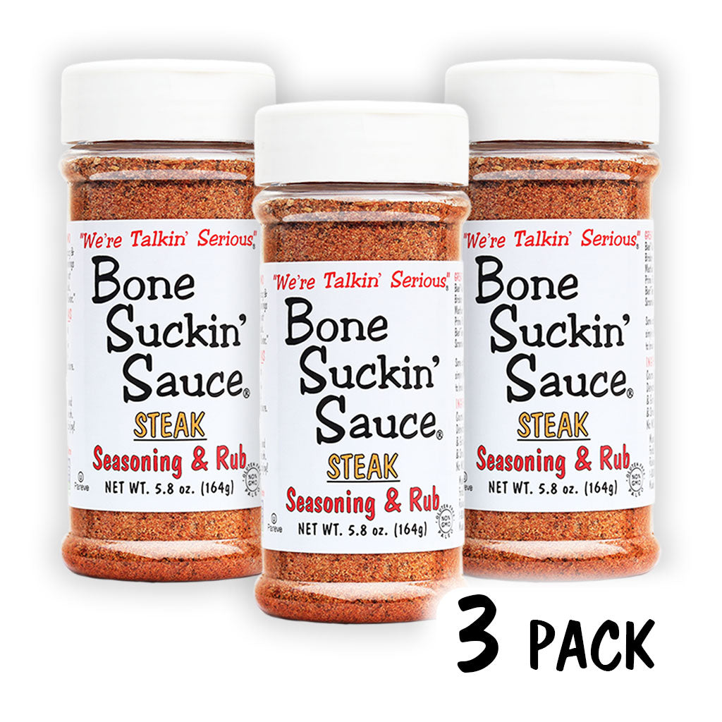 Bone Suckin’® Steak Seasoning & Rub 5.8 oz. 3 pack