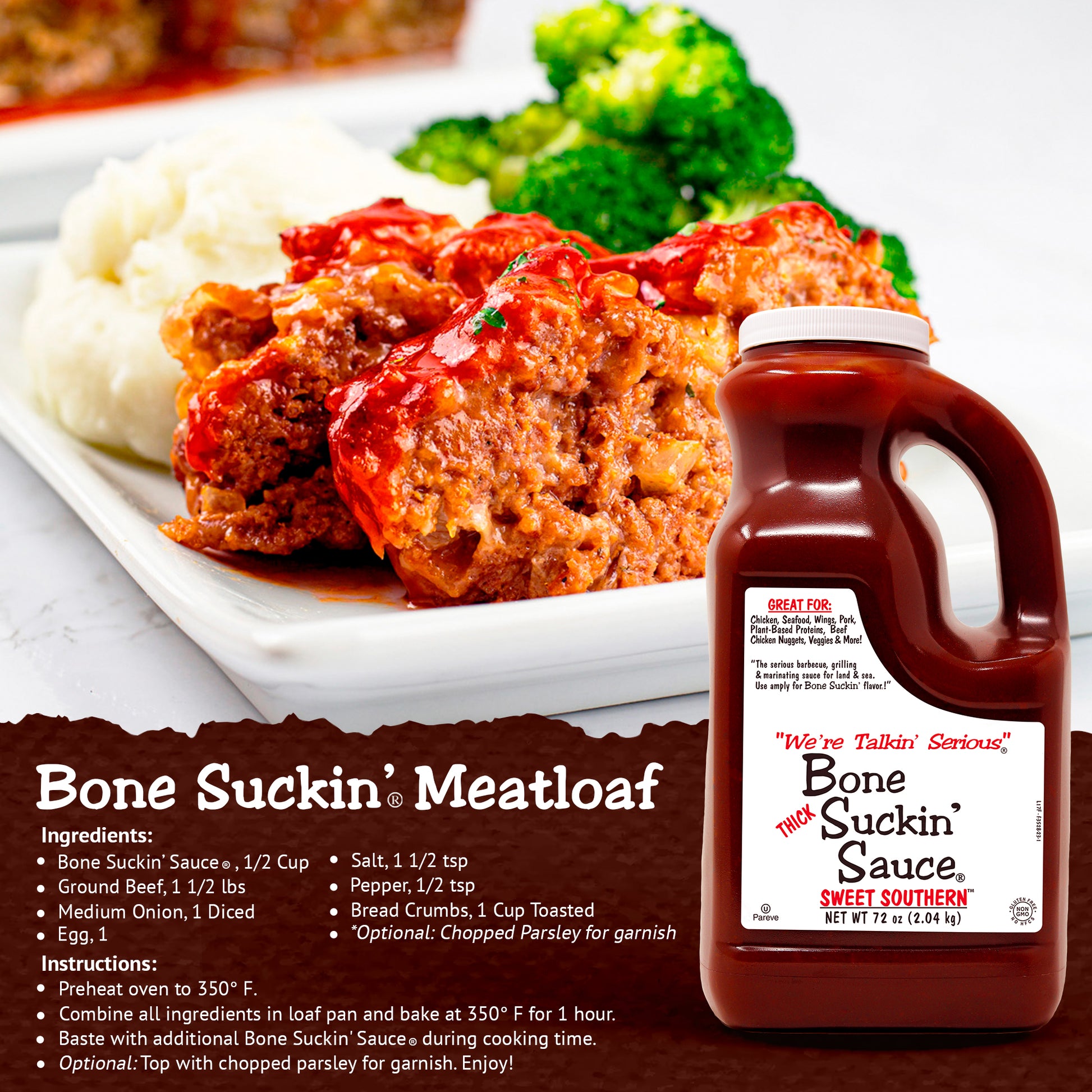 Bone Suckin' Meatloaf recipe