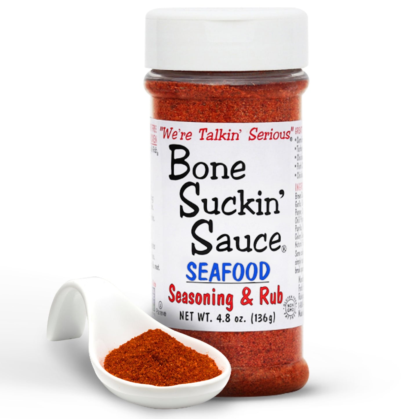 Bone Suckin'® Seafood Seasoning & Rub, 4.8 oz.