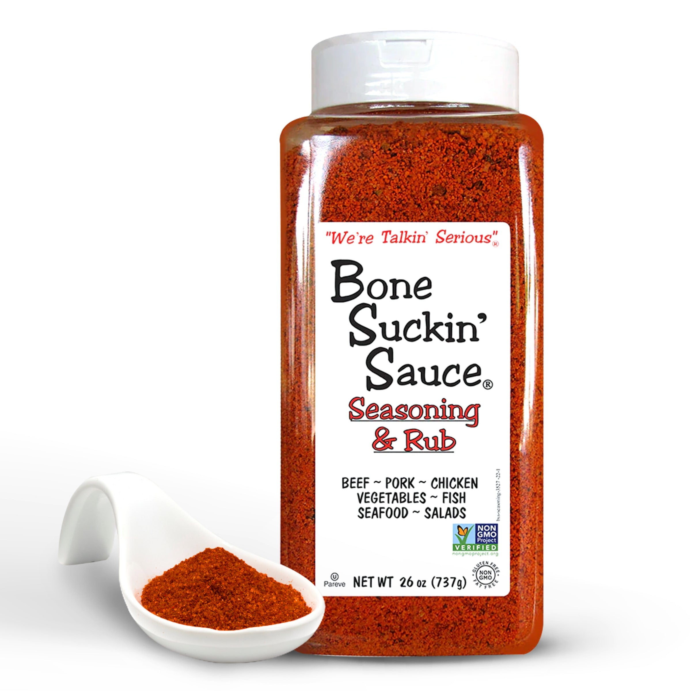 Bone Suckin' Seasoning & Rub, Original Blend, 26 Oz - Gluten-Free, Non ...