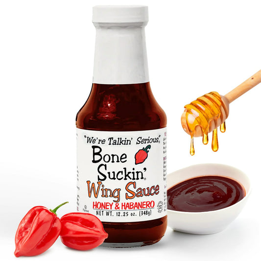 Bone Suckin'® Wing Sauce, Honey & Habanero, 12.25 oz.