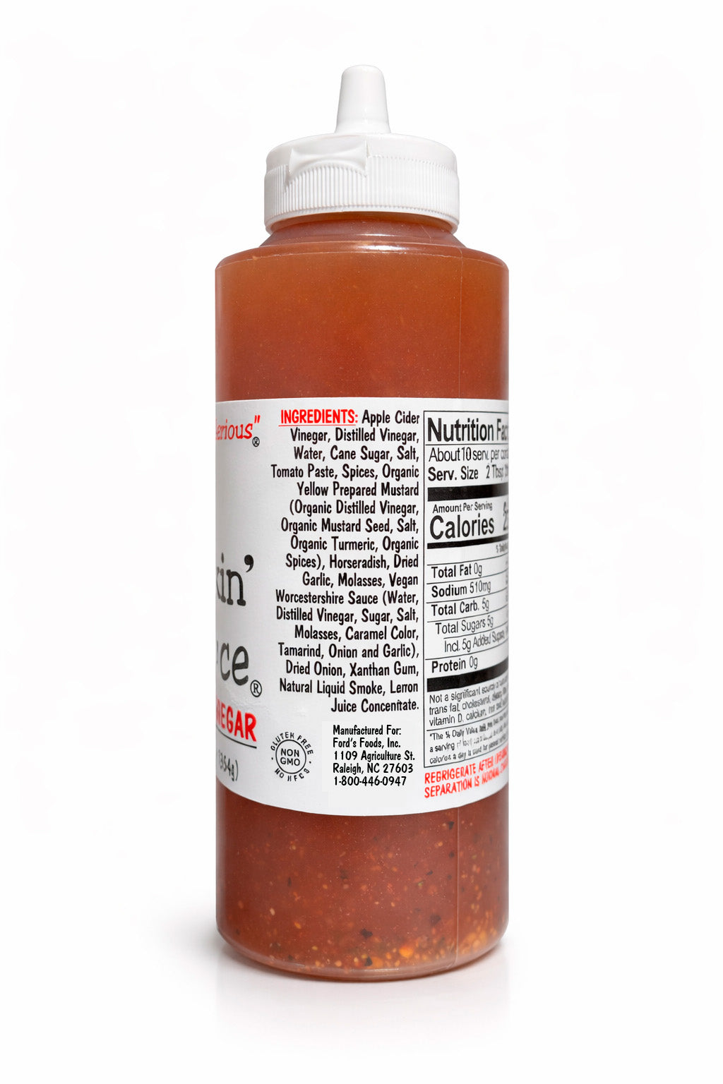 Bone Suckin' Sauce® EASTERN VINEGAR - 13.5 oz Squeeze Bottle