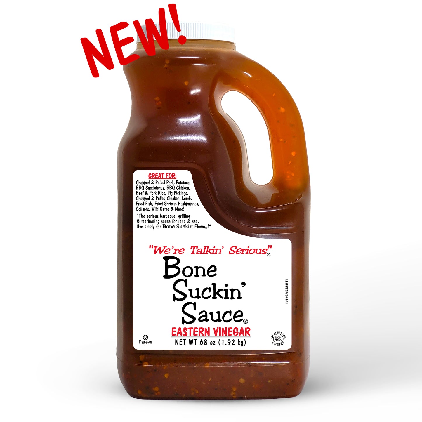 Bone Suckin' Sauce Eastern Vinegar 68 oz Jug - NEW!