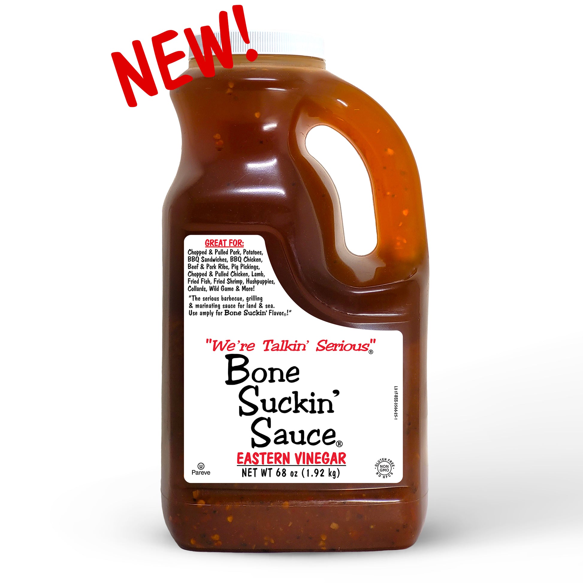 Bone Suckin' Sauce Eastern Vinegar 68 oz Jug - NEW!