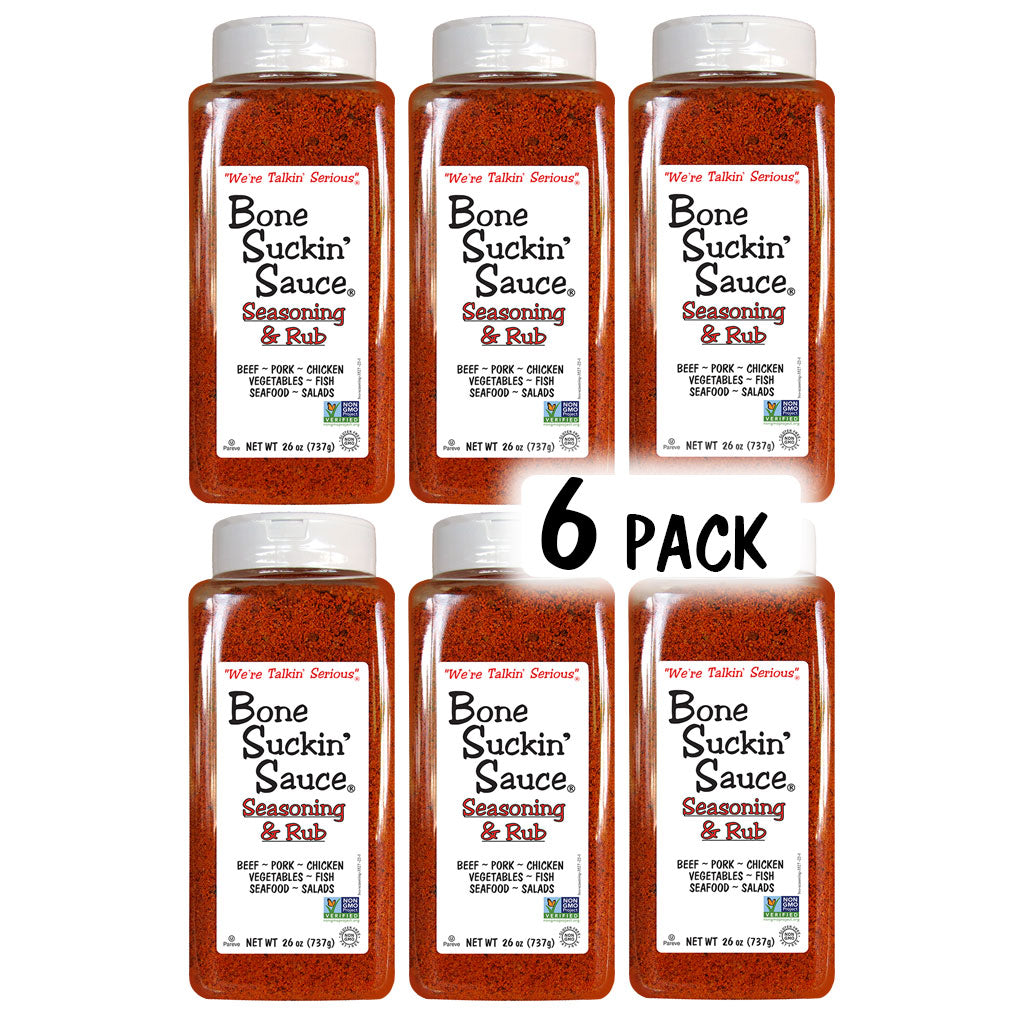 Bone Suckin’® Seasoning & Rub, 26 oz. 6 pack