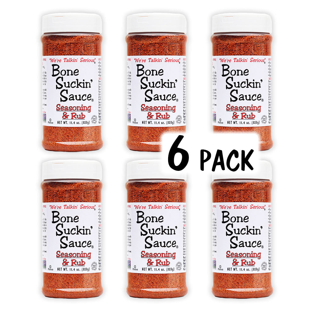 Bone Suckin’® Seasoning & Rub, 11.4 oz. 6 pack