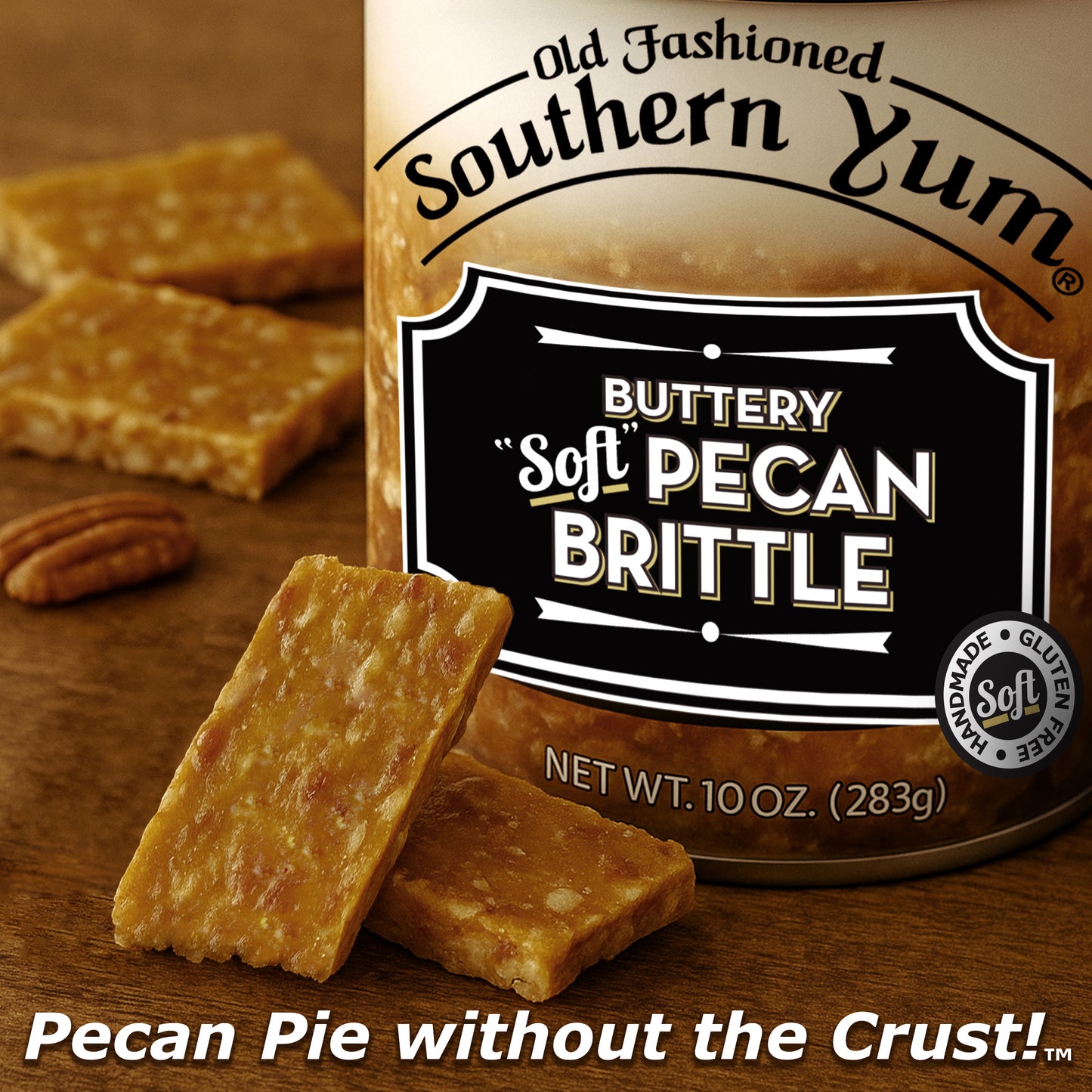 Southern Yum® Pecan Brittle, 10 oz - Tin