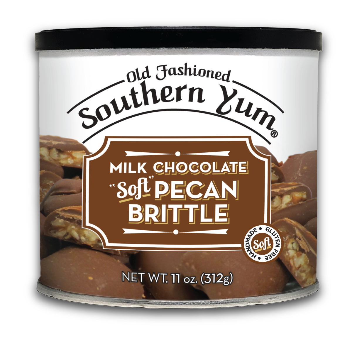 Southern Yum® Pecan Brittle, Milk Chocolate, 11 oz.