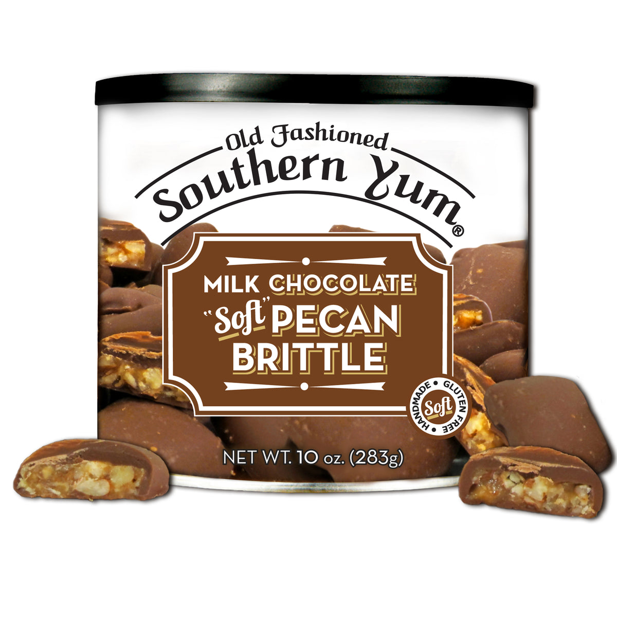 Southern Yum® Pecan Brittle, Milk Chocolate, 10 oz.