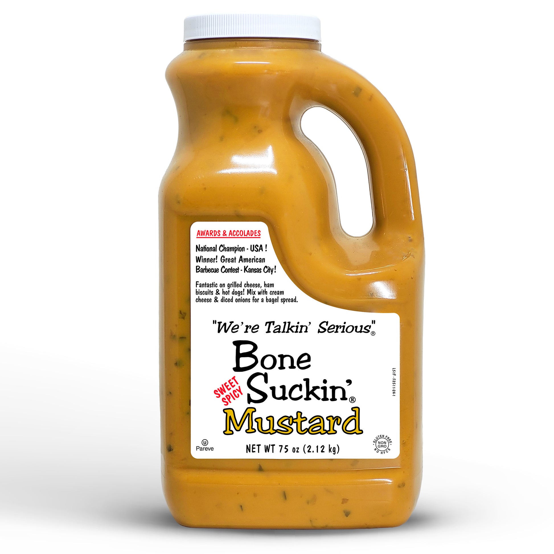 Bone Suckin' Sweet Spicy Mustard 75 oz. Jug