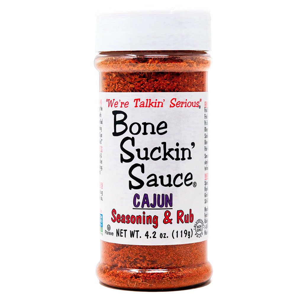 Bone Suckin' ® Cajun Seasoning & Rub, 4.2 oz.