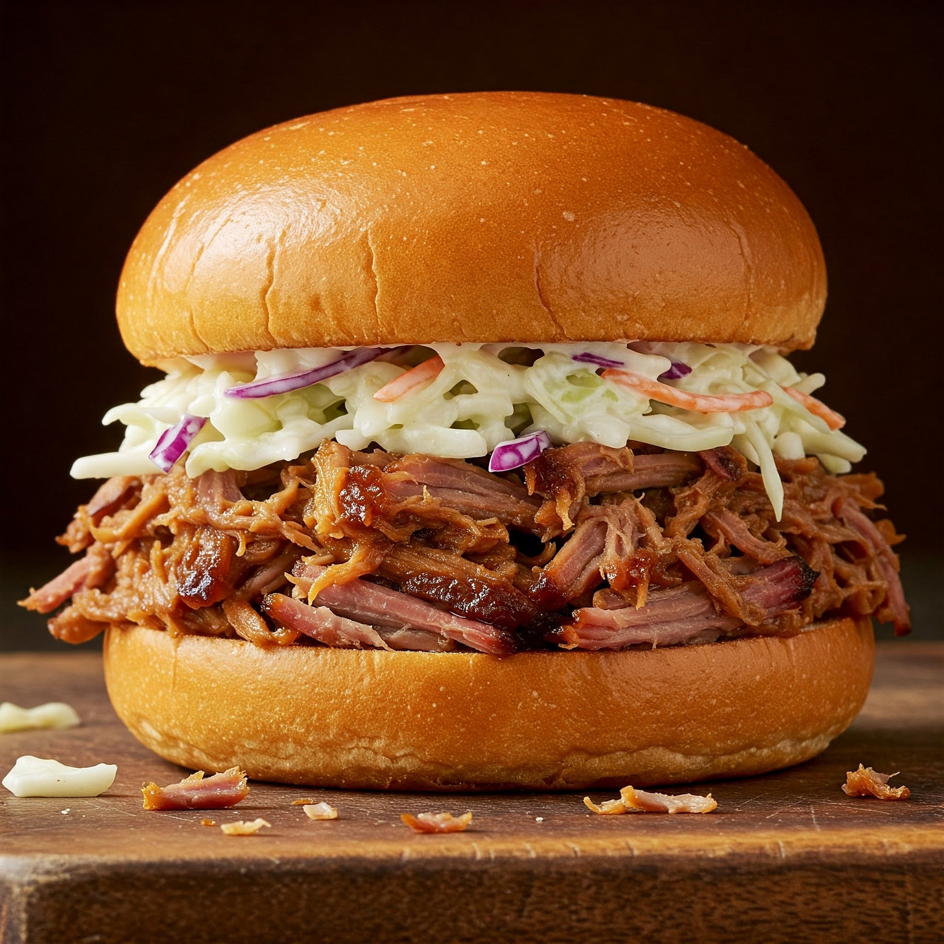 Bone Suckin' Sauce Eastern Vinegar - BBQ Pork Sandwich