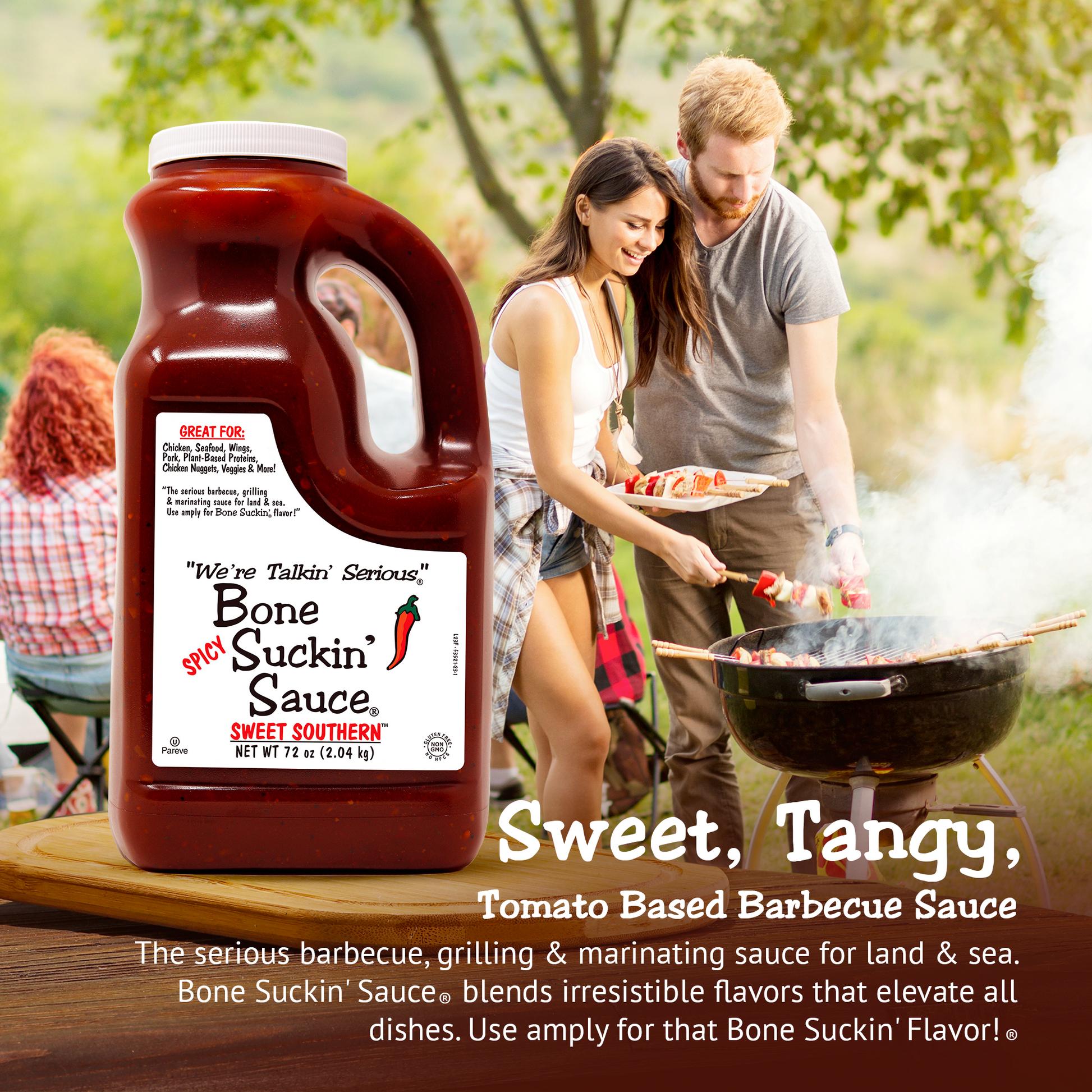 Bone Suckin' Sauce®, Hot Sweet Southern® 72 oz.