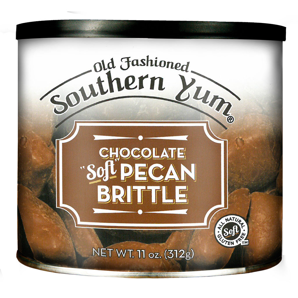 Southern Yum® Milk Chocolate Pecan Brittle, 11 oz. Tin