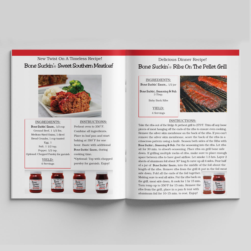 Bone Suckin' Sauce® Cookbook Pages