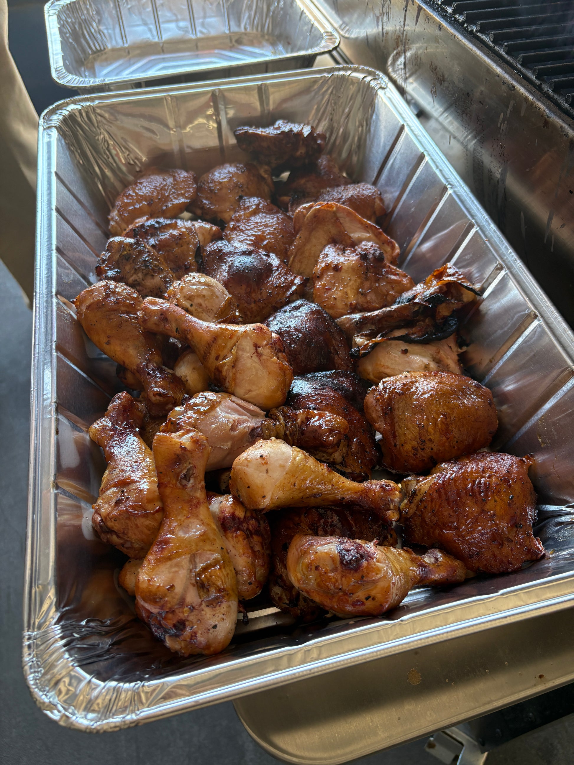 Bone Suckin' Chicken legs with Eastern Vinegar Sauce