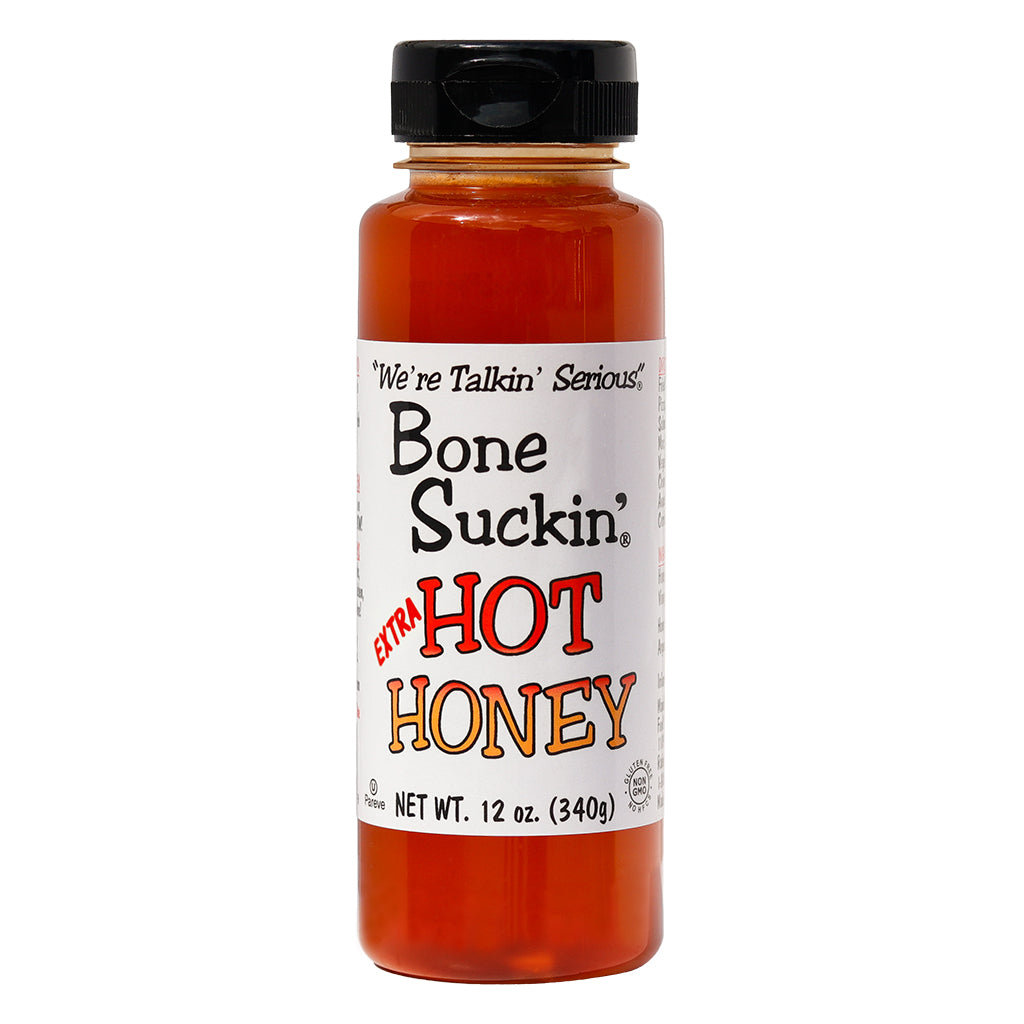 Bone Suckin' Extra Hot Honey, 12 oz. Squeeze Bottle