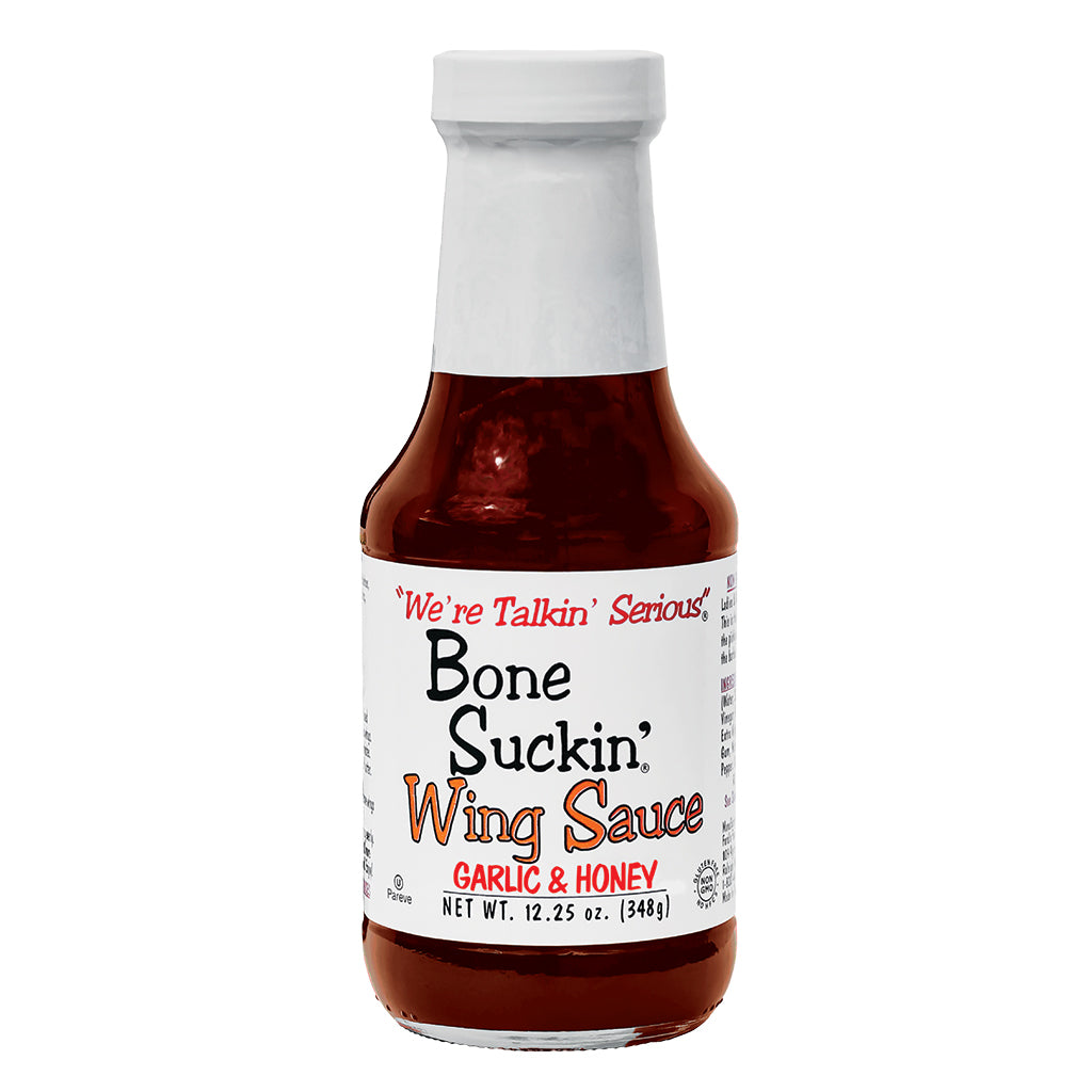 Bone Suckin' Wing Sauce Garlic & Honey 12.25 oz.
