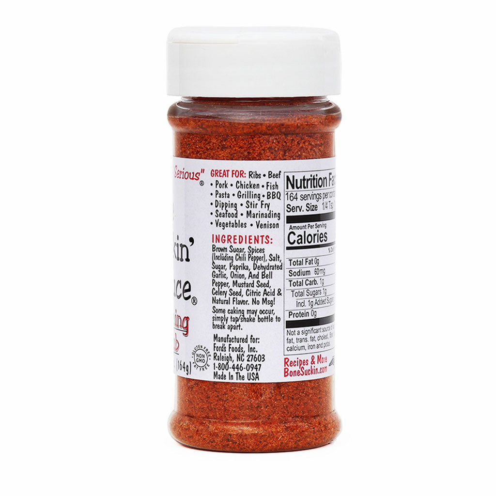 Bone Suckin’® Hot Seasoning & Rub, 5.8 oz. Ingredients