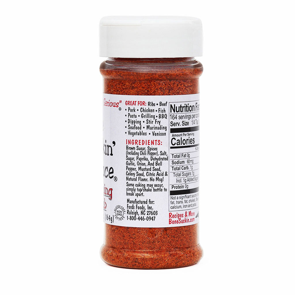 Bone Suckin' Sauce® HOT Seasoning & Rub - 5.8 Oz. Bottle
