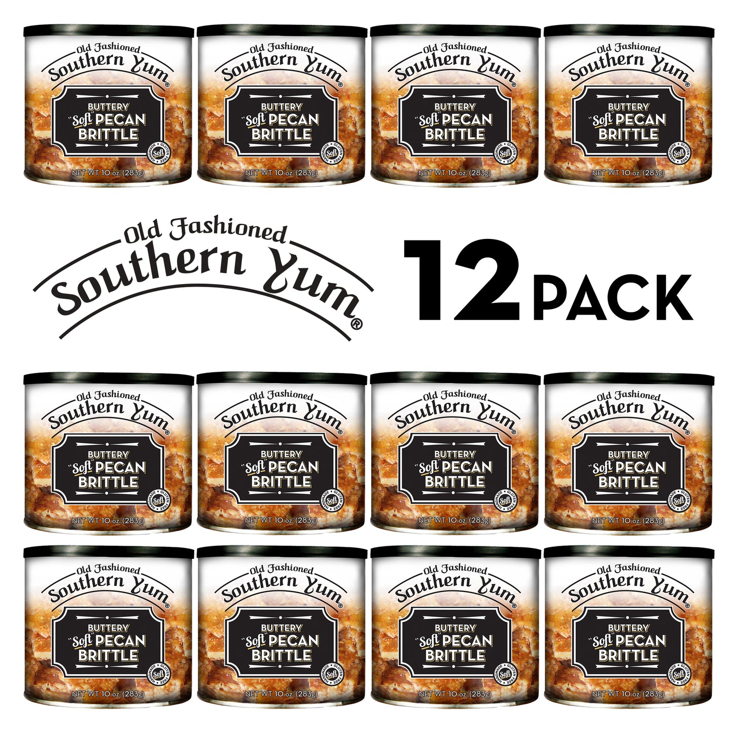 Southern Yum® Pecan Brittle, 10 oz - Tin