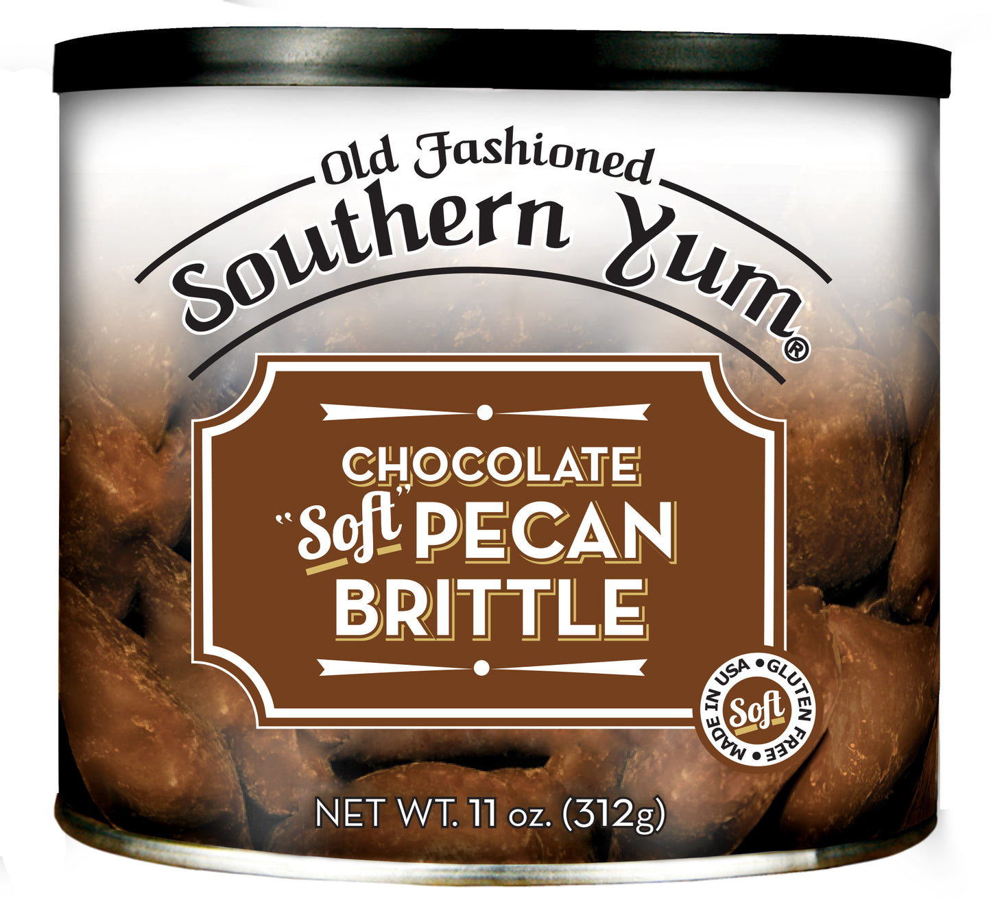 Southern Yum Milk Chocolate Pecan Brittle Tin