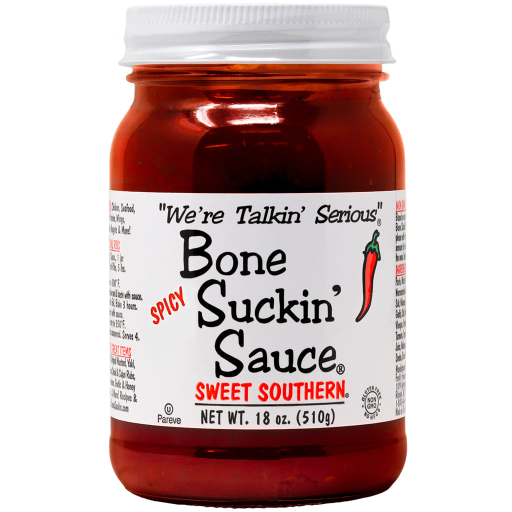 Bone Suckin' Sauce Spicy Sweet Southern, 18 oz., jar