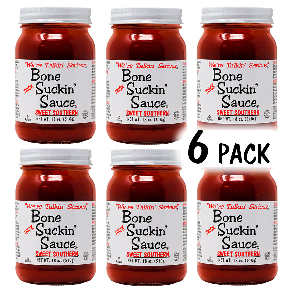 Bone Suckin' Sauce®, Thick Sweet Southern®, 6 pack