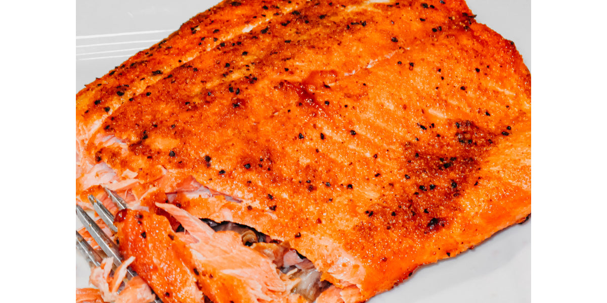 Bone Suckin'® Seafood Seasoning on Salmon
