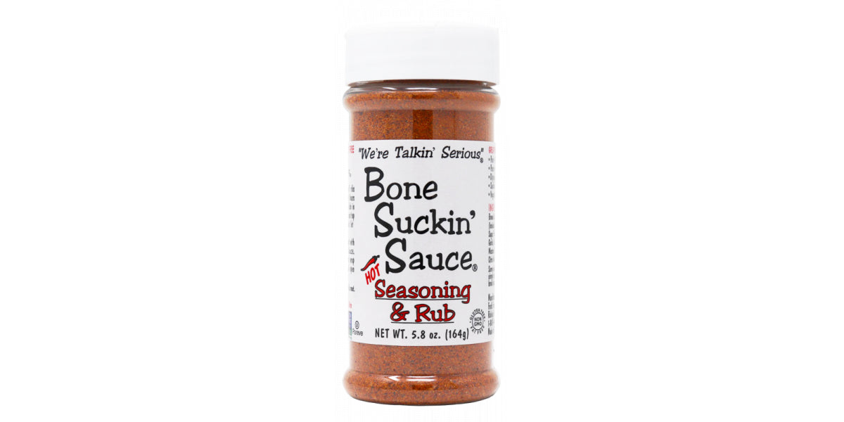 Bone Suckin’® Hot Seasoning & Rub, 5.8 oz.