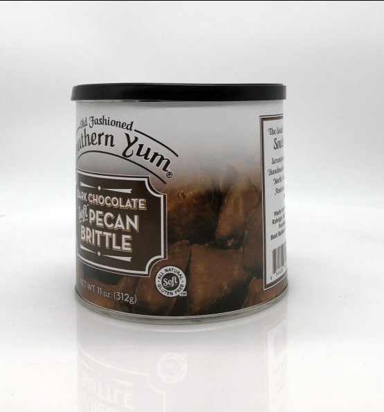 Southern Yum® Pecan Brittle, Dark Chocolate side label