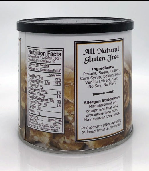 Southern Yum® Pecan Brittle,   nutrition facts